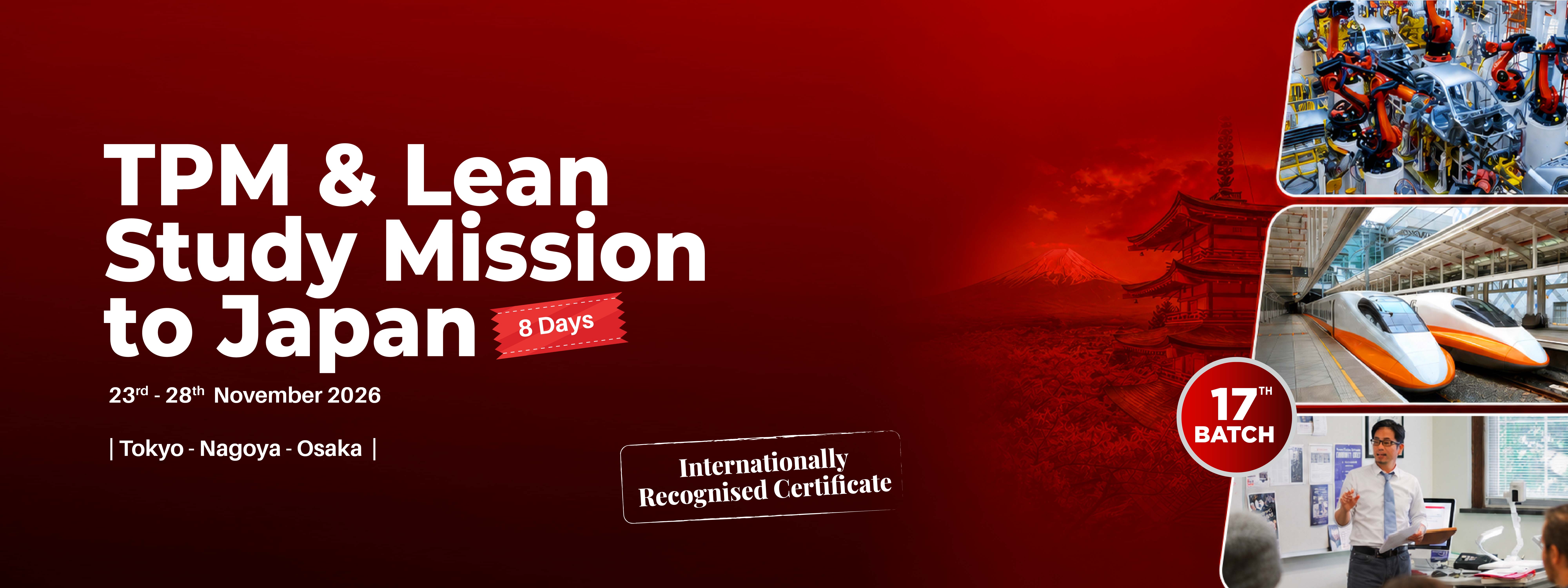 TPM & Lean Study Mission to Japan 